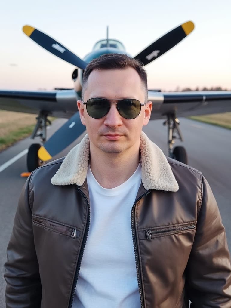 Готовый кадр AI-фотосессии